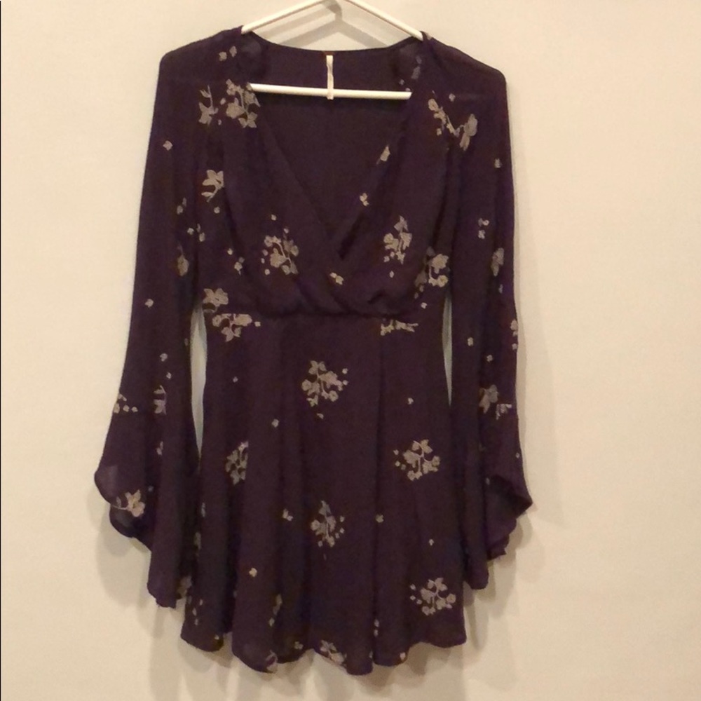 Free People Deep Purple Romper